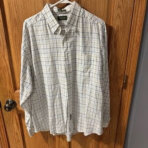 Dockers  Men’s Large Linen/Cotton Blend Button Down Shirt size XL